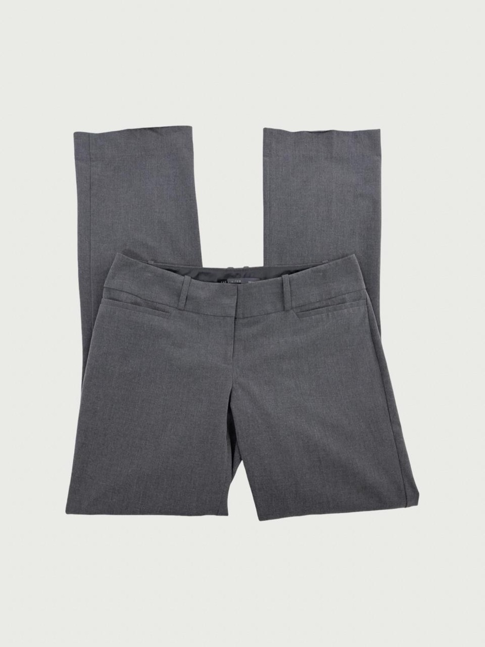 Gray Low Rise Bootcut Pants